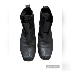 Eileen Fisher Soul Desert slip on boots leather nubuck women's size 11